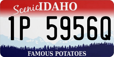 ID license plate 1P5956Q
