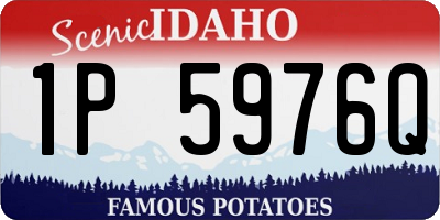 ID license plate 1P5976Q