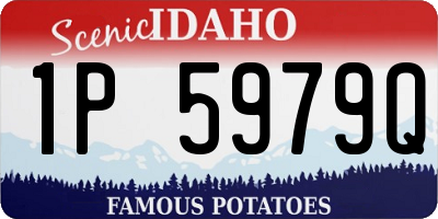 ID license plate 1P5979Q