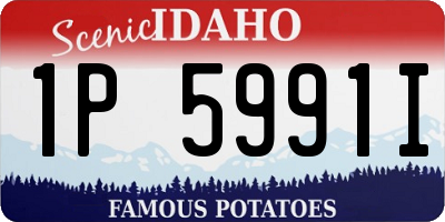 ID license plate 1P5991I