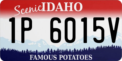 ID license plate 1P6015V