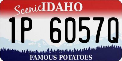 ID license plate 1P6057Q