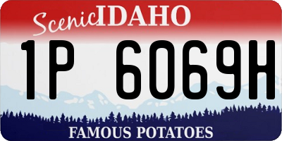 ID license plate 1P6069H