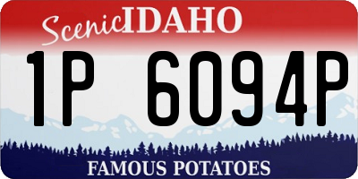 ID license plate 1P6094P