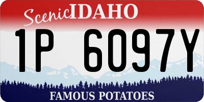 ID license plate 1P6097Y