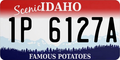 ID license plate 1P6127A