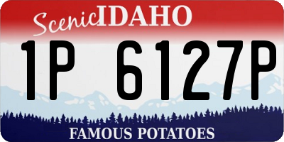 ID license plate 1P6127P