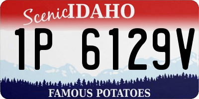 ID license plate 1P6129V