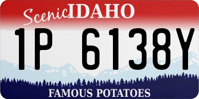 ID license plate 1P6138Y
