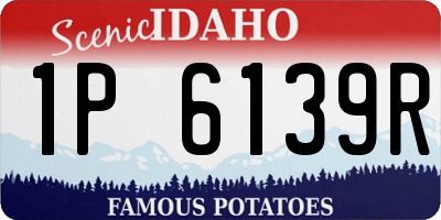 ID license plate 1P6139R