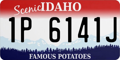 ID license plate 1P6141J