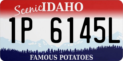ID license plate 1P6145L