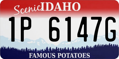 ID license plate 1P6147G