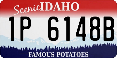 ID license plate 1P6148B