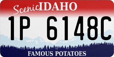 ID license plate 1P6148C