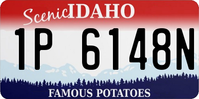ID license plate 1P6148N