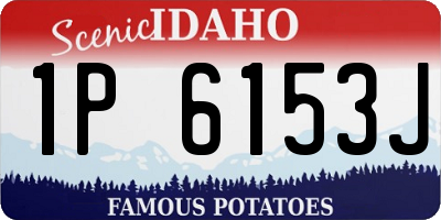 ID license plate 1P6153J