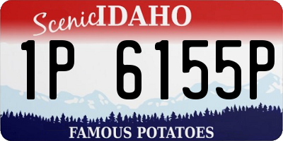 ID license plate 1P6155P