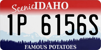 ID license plate 1P6156S