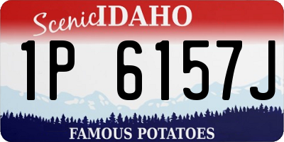 ID license plate 1P6157J