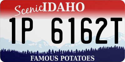 ID license plate 1P6162T