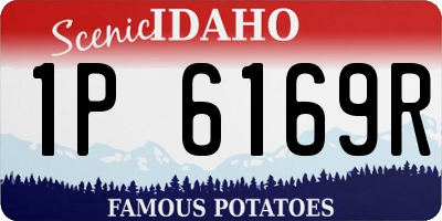 ID license plate 1P6169R