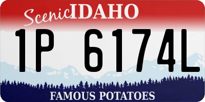 ID license plate 1P6174L