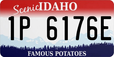 ID license plate 1P6176E