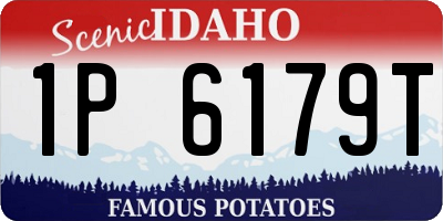 ID license plate 1P6179T