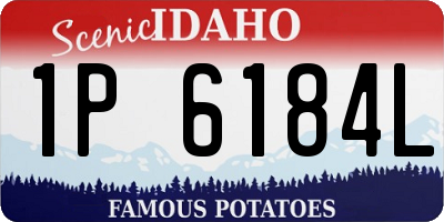 ID license plate 1P6184L