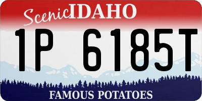ID license plate 1P6185T