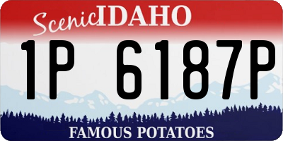 ID license plate 1P6187P