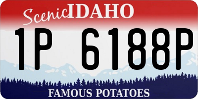 ID license plate 1P6188P
