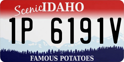 ID license plate 1P6191V