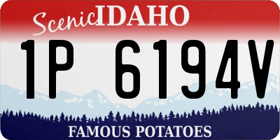 ID license plate 1P6194V
