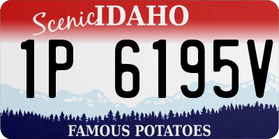 ID license plate 1P6195V