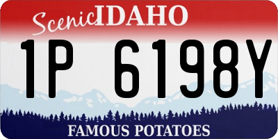 ID license plate 1P6198Y