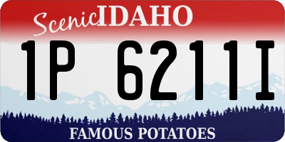 ID license plate 1P6211I