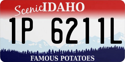 ID license plate 1P6211L