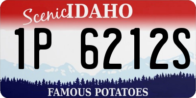 ID license plate 1P6212S
