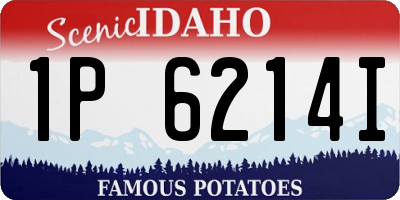 ID license plate 1P6214I