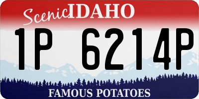 ID license plate 1P6214P