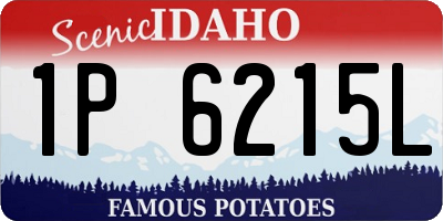 ID license plate 1P6215L