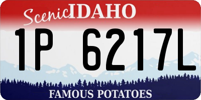 ID license plate 1P6217L