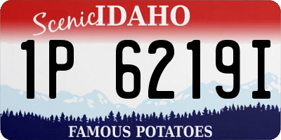 ID license plate 1P6219I