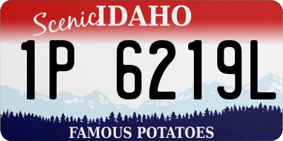 ID license plate 1P6219L