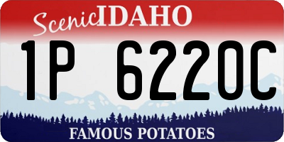 ID license plate 1P6220C
