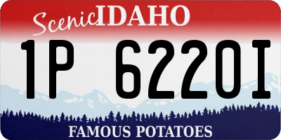 ID license plate 1P6220I
