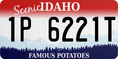 ID license plate 1P6221T
