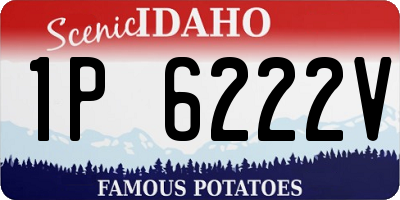 ID license plate 1P6222V